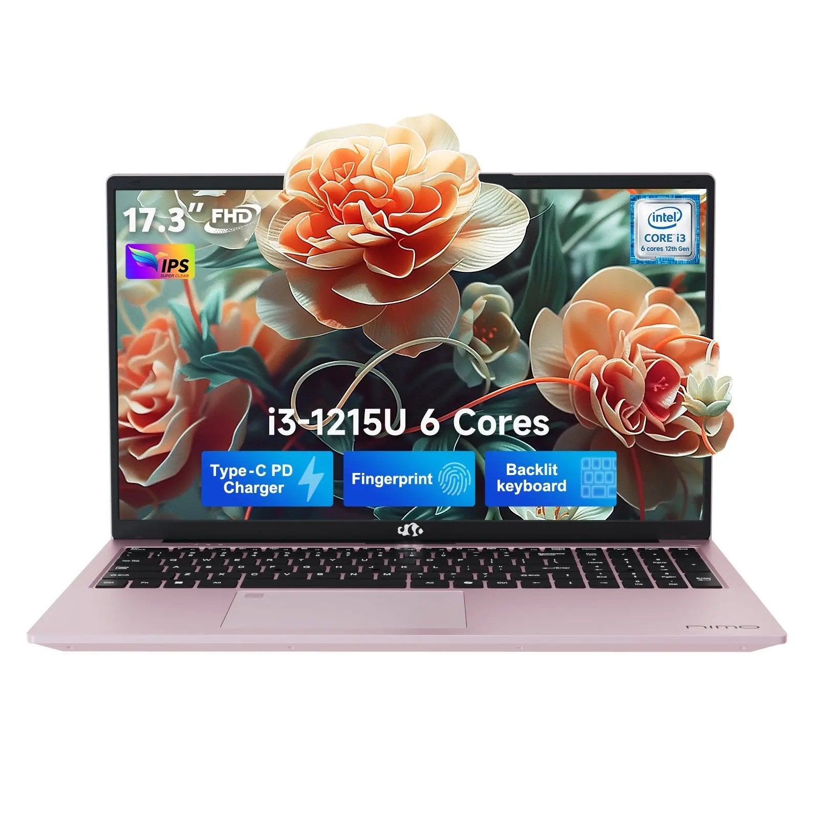 Nimo 17.3 FHD N171 I3-1215U Laptop for Student and Business Nimo