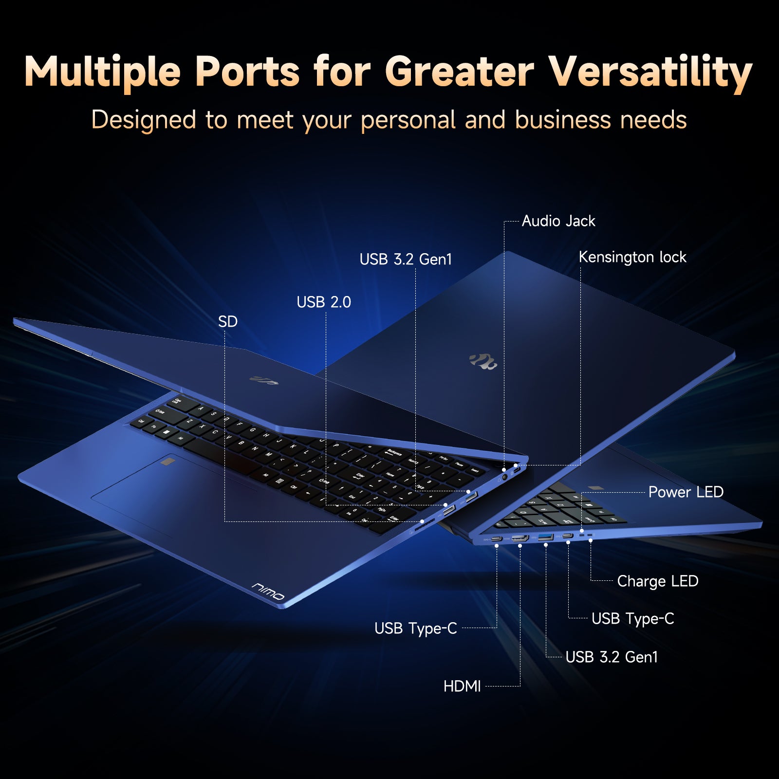 Nimo 17.3" N175 Ryzen 9 8945HS FHD Laptop - Nimo