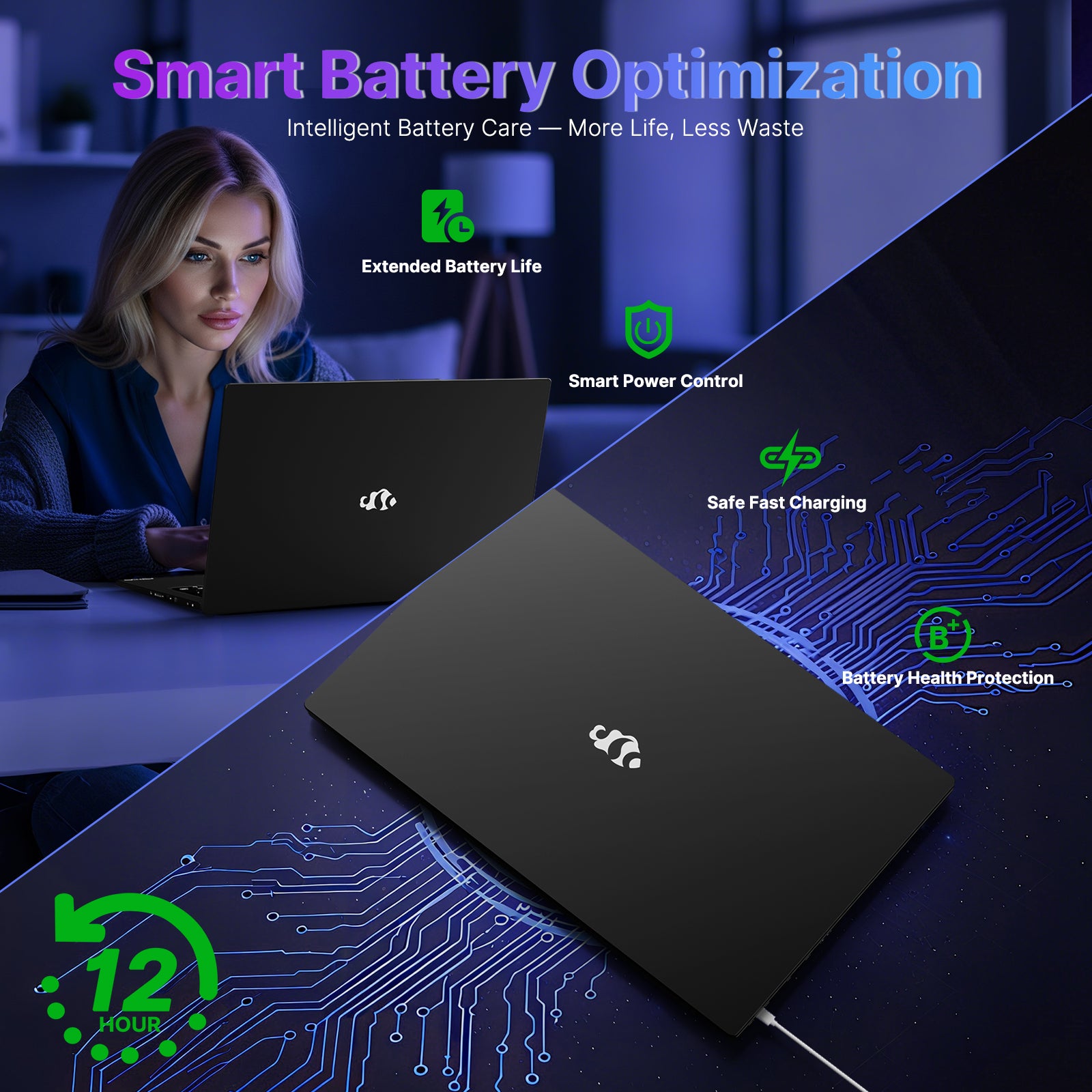 Nimo 17.3" N175 Ryzen 9 8945HS FHD Laptop Nimo