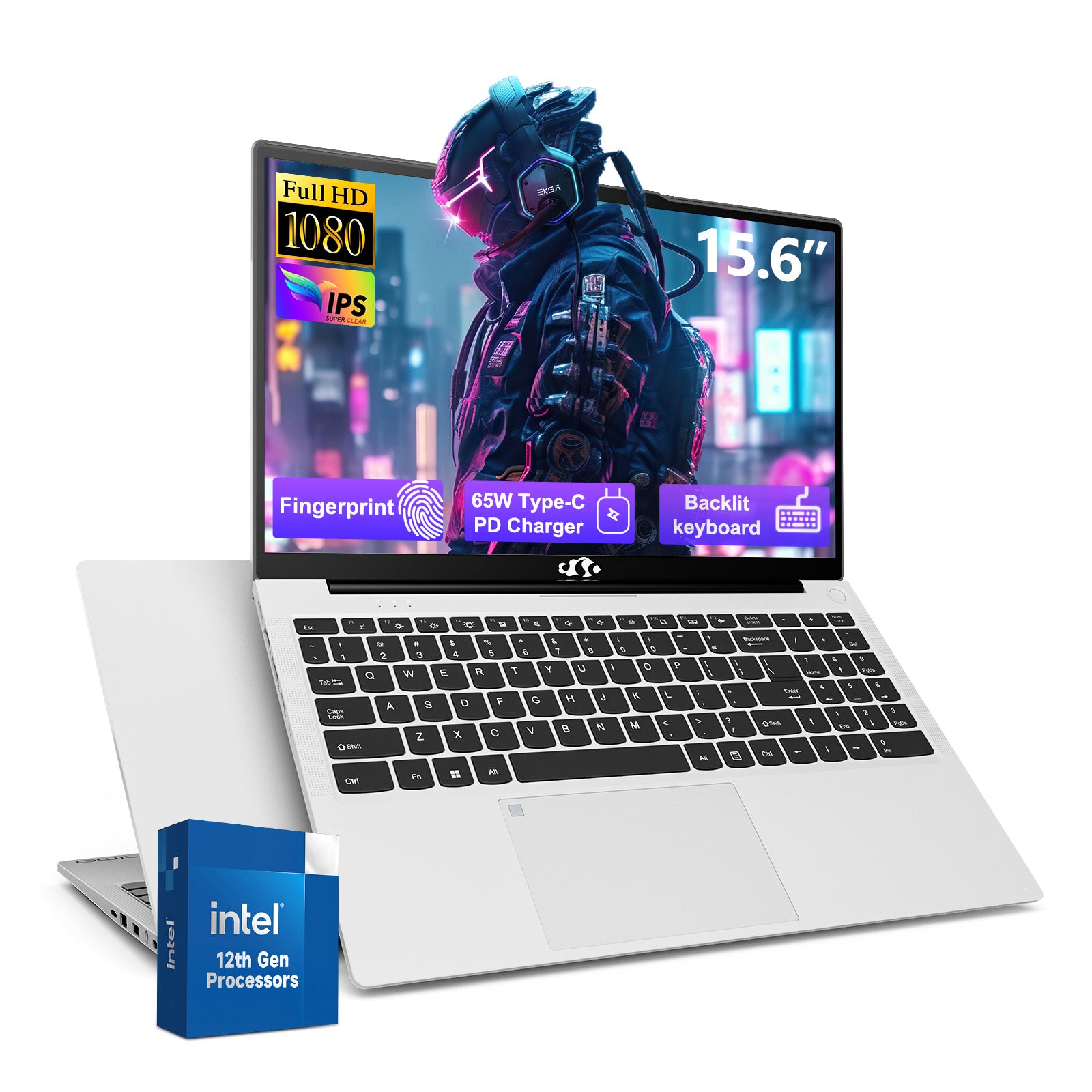 15.6-FHD-Laptop,16GB RAM 1TB SSD Student-Laptop with Backlit Keyboard Fingerprint Intel Pentium Quad Core N100 Processor (Up to 3.4GHz)Business-Laptop,Computer,2 Years Warranty Win11,Red - Nimo