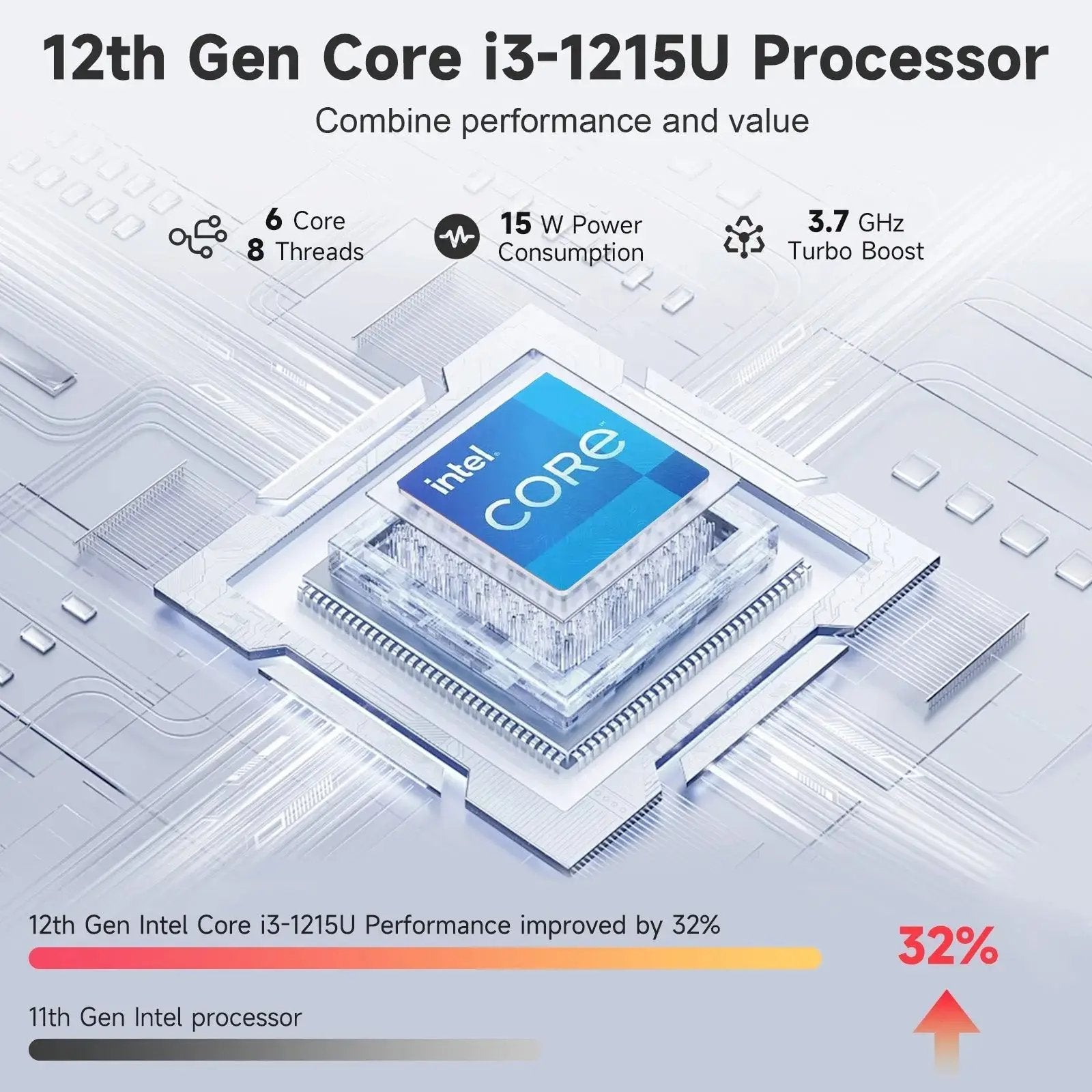 Nimo 15.6 FHD N154 I3-1215U Laptop For Business-AMZ - Nimo