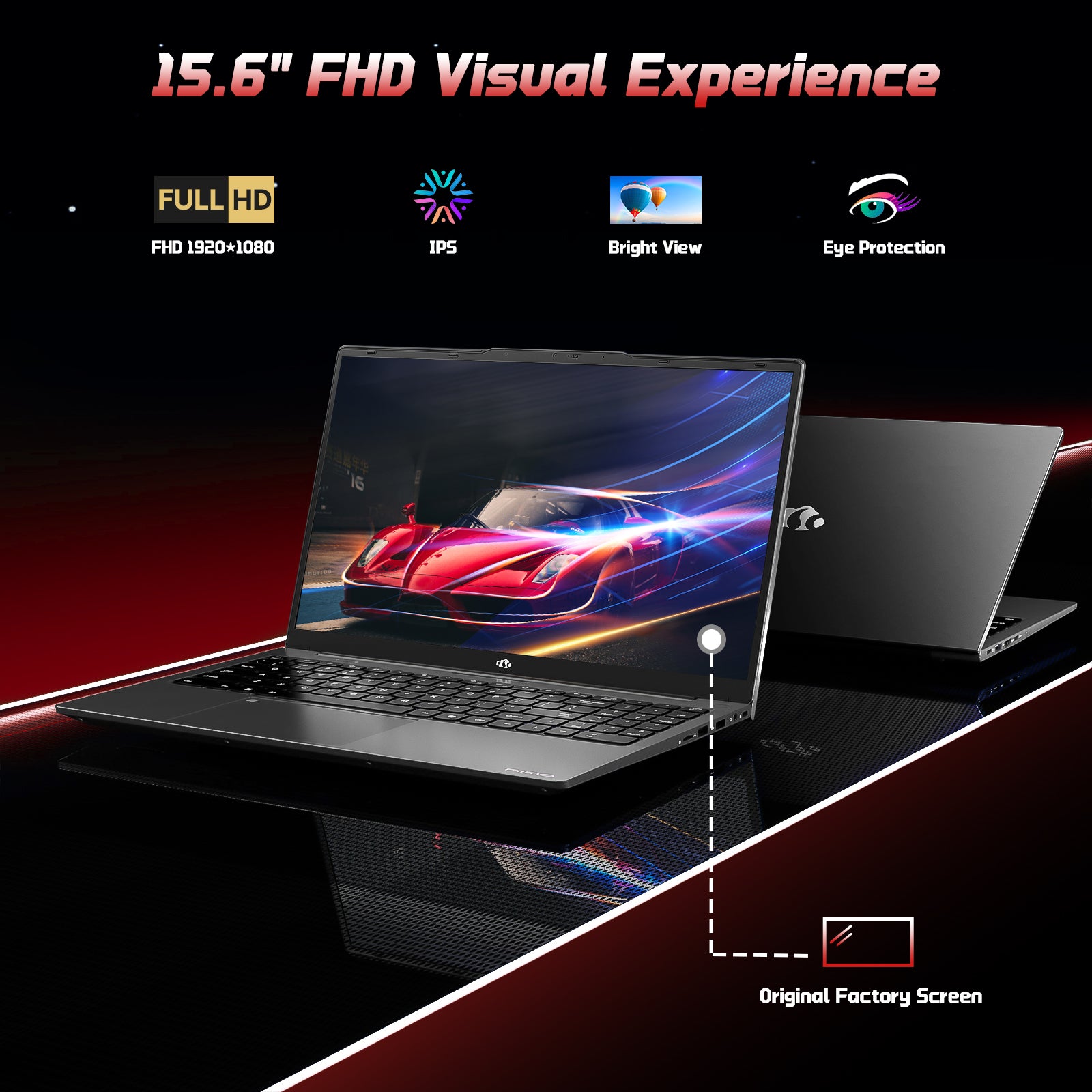 Nimo 15.6" N157 FHD Intel-N150 Student Laptop - Nimo