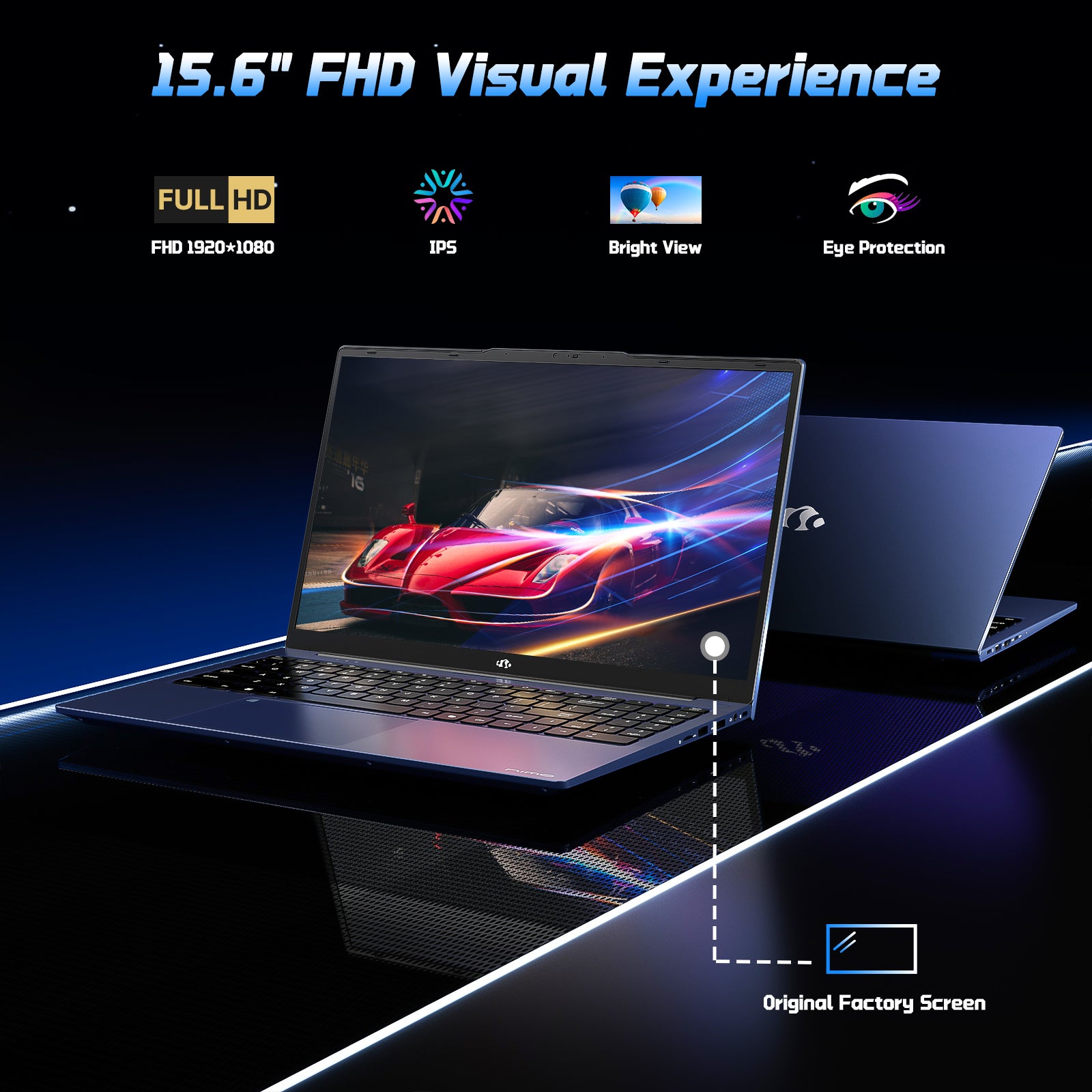 Nimo 15.6" N157 FHD Intel-N150 Student Laptop - Nimo