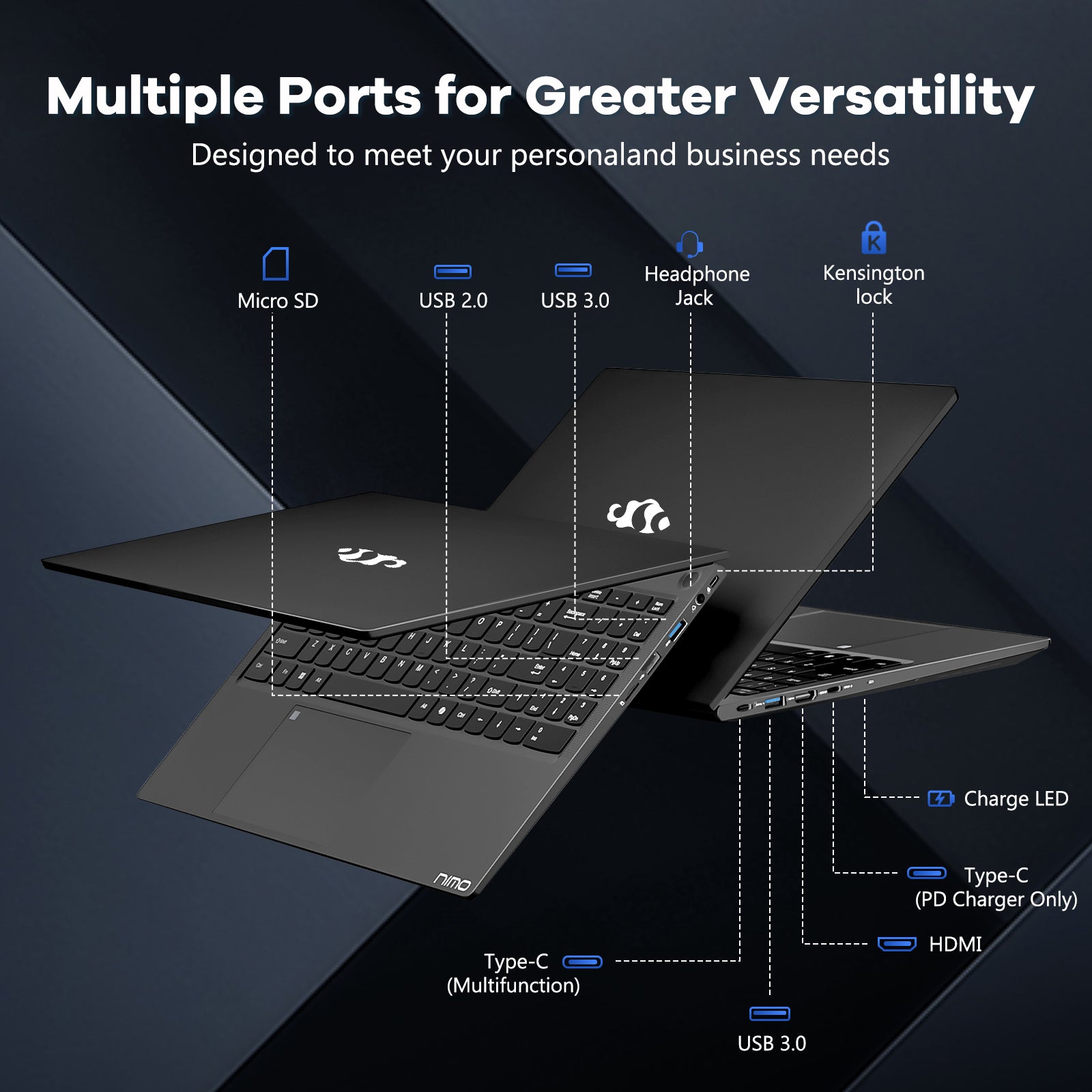 Nimo 15.6 FHD 1235U Laptop for Entertainment-AMZ - Nimo