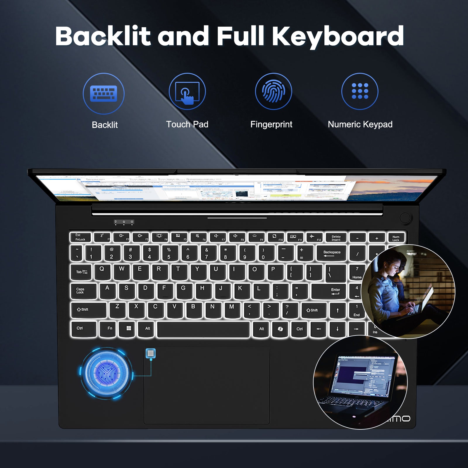 Nimo 15.6 FHD 1235U Laptop for Entertainment-AMZ - Nimo