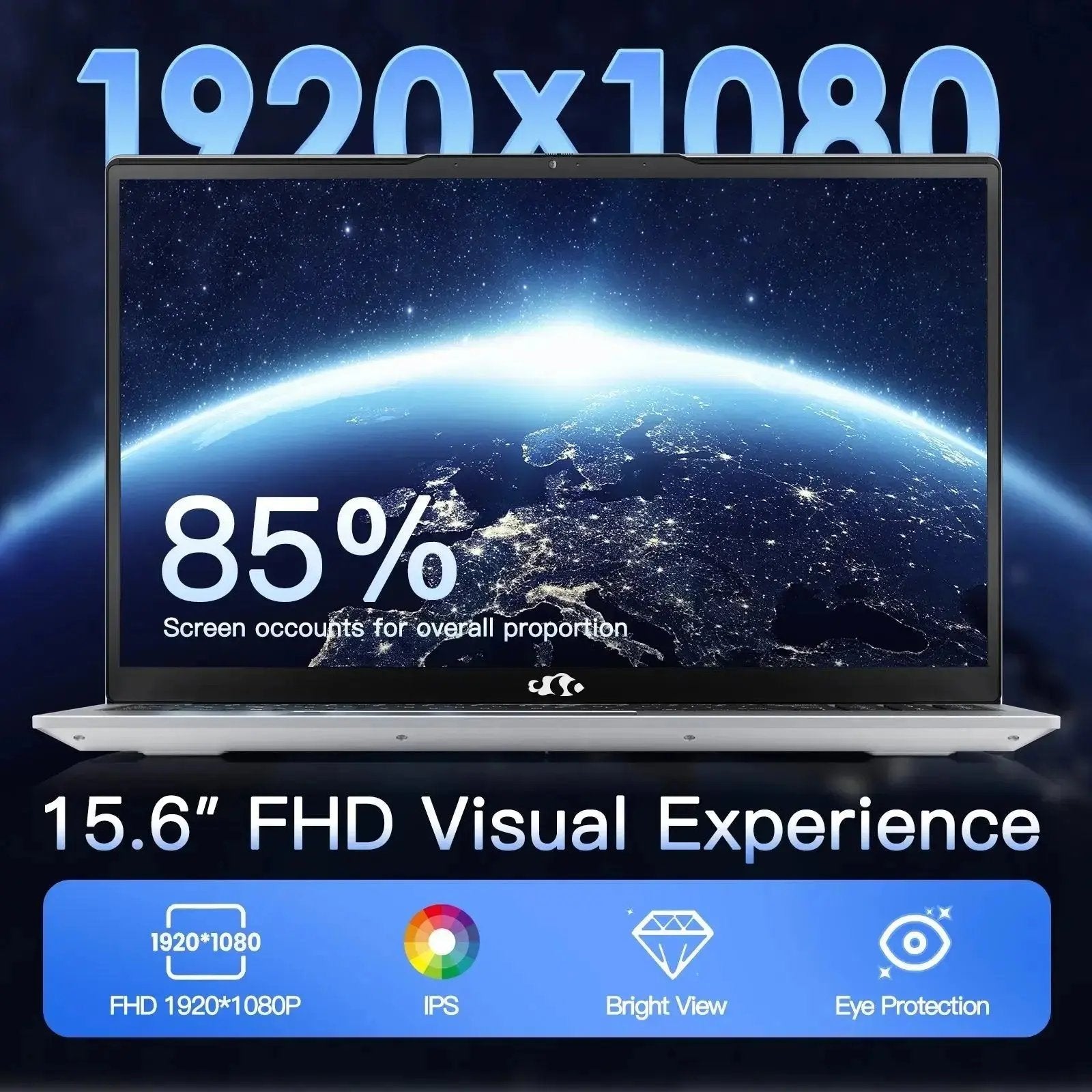 Vivd FHD Display| 1920*1080| 85% screen acounts for overall portion