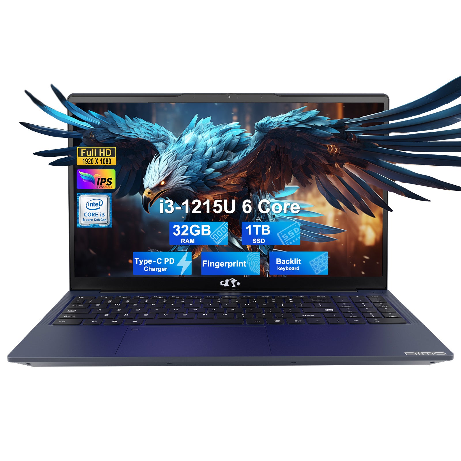 Nimo 15.6 FHD N154 I3-1215U Laptop For Business-AMZ - Nimo