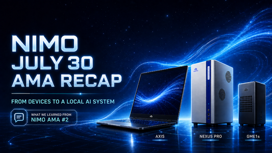 NIMO July 30 AMA Recap: From Devices to a Local AI System