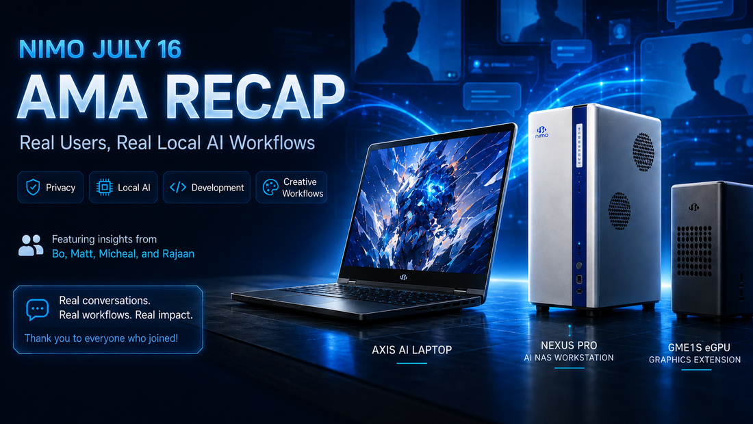 NIMO July 16 AMA Recap: Local AI in the Real World