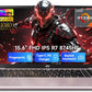 NIMO 15.6" IPS FHD-Gaming-Laptop, AMD Ryzen 7 8745HS (8C/16T, up to 4.9GHz) Radeon 780M Graphics Business Computer with 100W Type-C Backlit Keyboard, Fingerprint USB-C 4.0