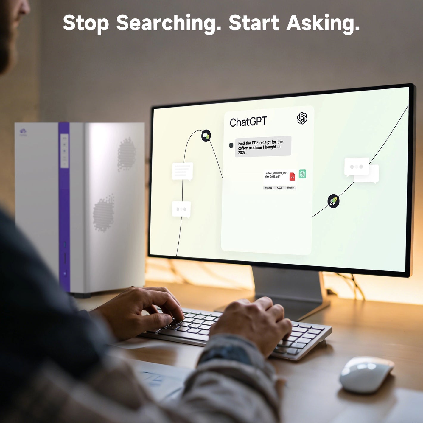 Pre-Sale Nimo Ultimate AI NAS Local AI Agent -Barebone - Nimo