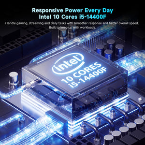 Arena i5-14400F Gaming Desktop