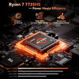 Nimo 17.3" N179 Ryzen 7 7735HS FHD Laptop Nimo