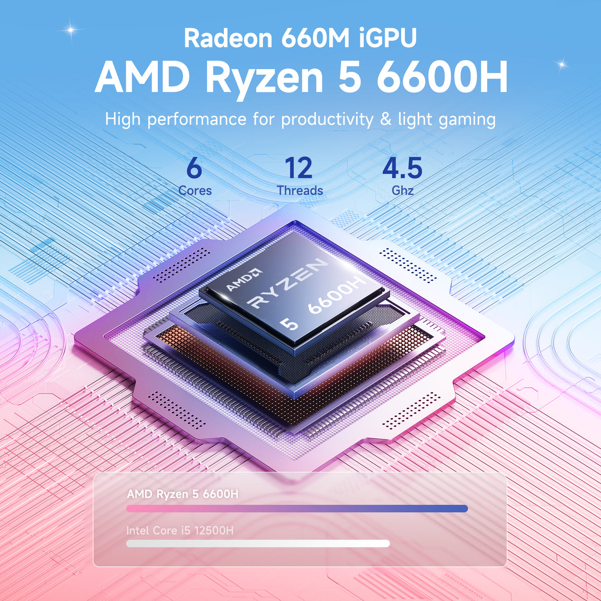 Nimo 17.3 N173 FHD R5 6600H Laptop Nimo