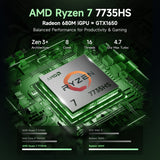 Nimo 15.6" N159 Ryzen 7 7735HS FHD Laptop Nimo