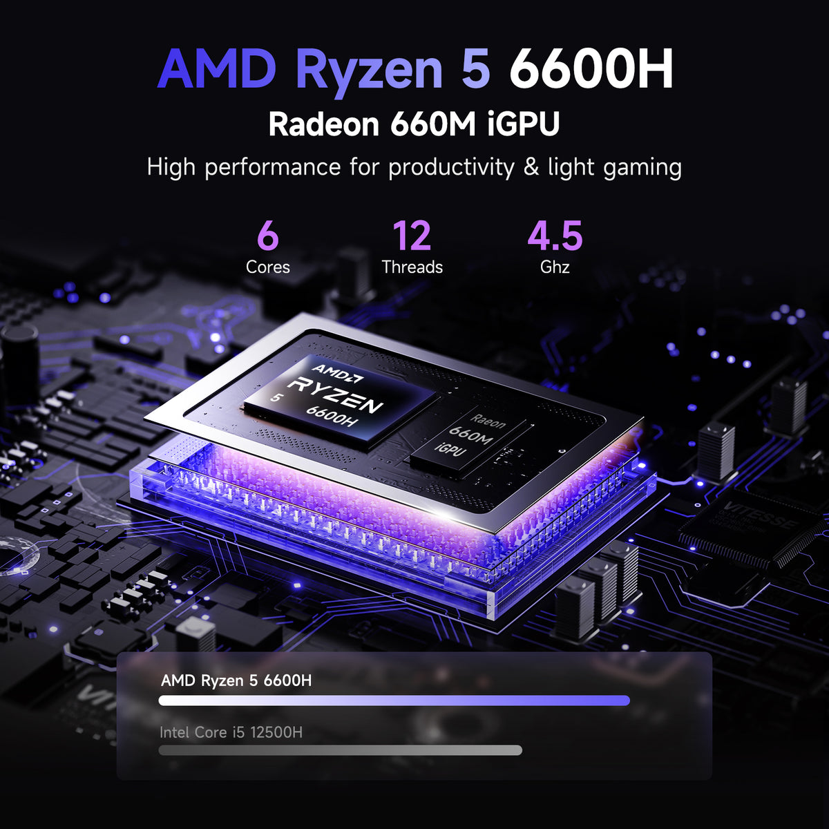 Nimo 17.3 N173 FHD R5 6600H Laptop Nimo