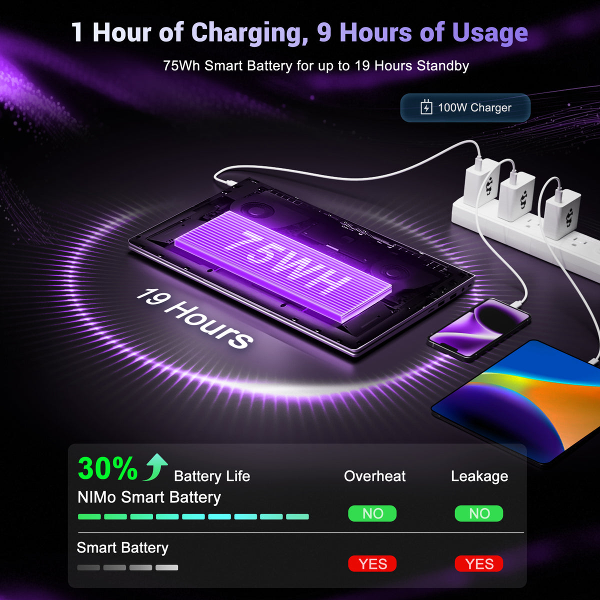 Nimo 17.3" N177 Ryzen 7 8745HS FHD Laptop Nimo