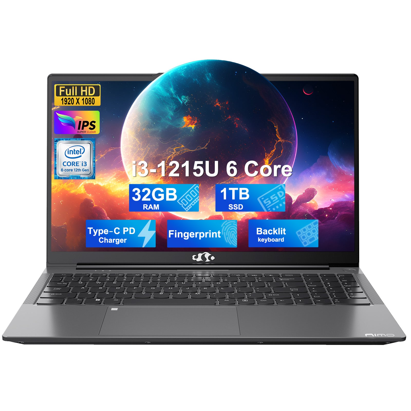 Nimo 15.6 FHD N154 I3-1215U Laptop For Business-AMZ - Nimo