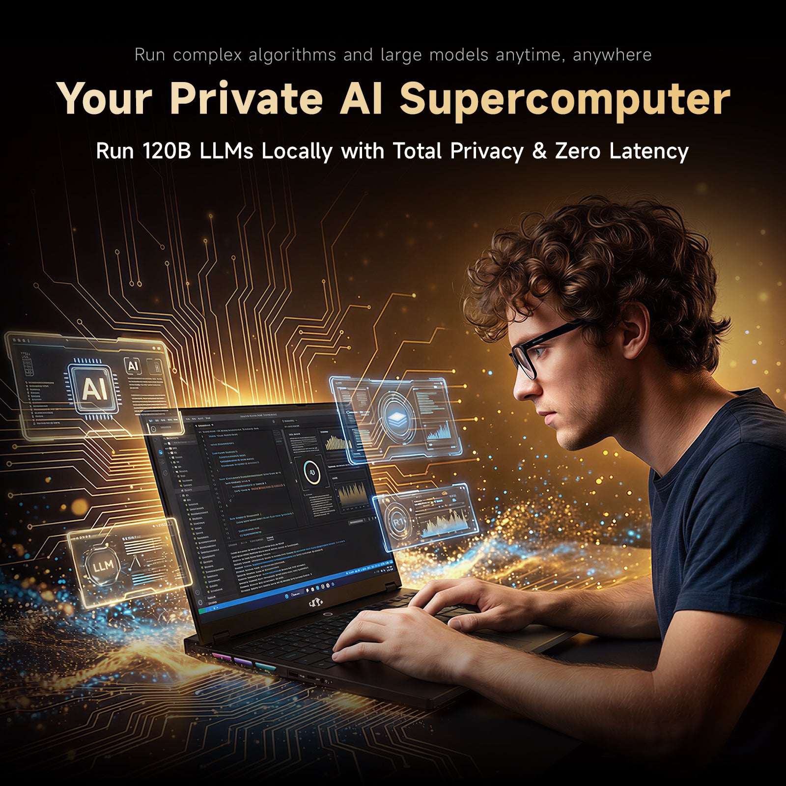 Nimo Axis · AI Laptop with Ryzen AI Max+ 395 · 128GB · 8TB | Nimo