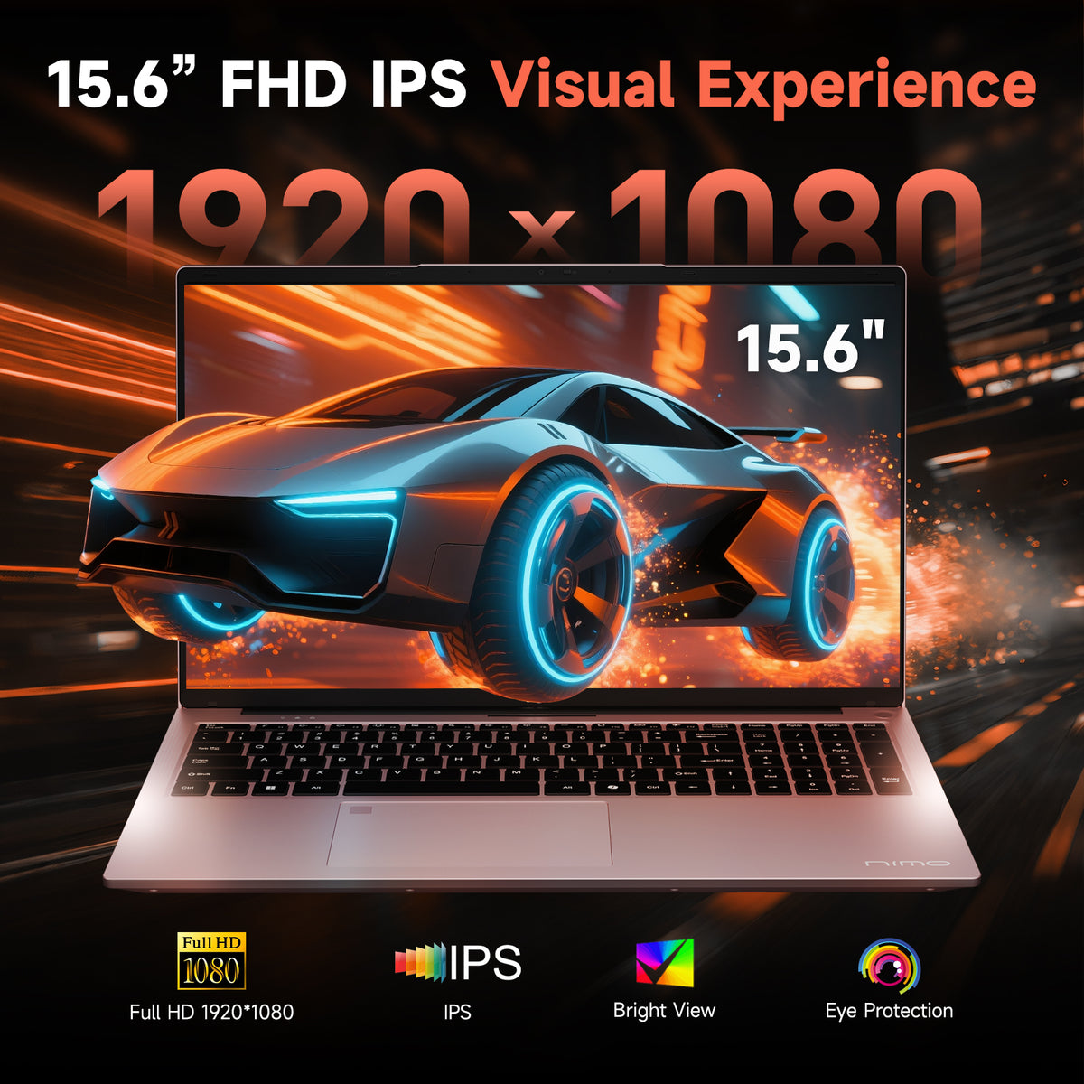 Nimo 15.6" N159 Ryzen 7 7735HS FHD Laptop Nimo