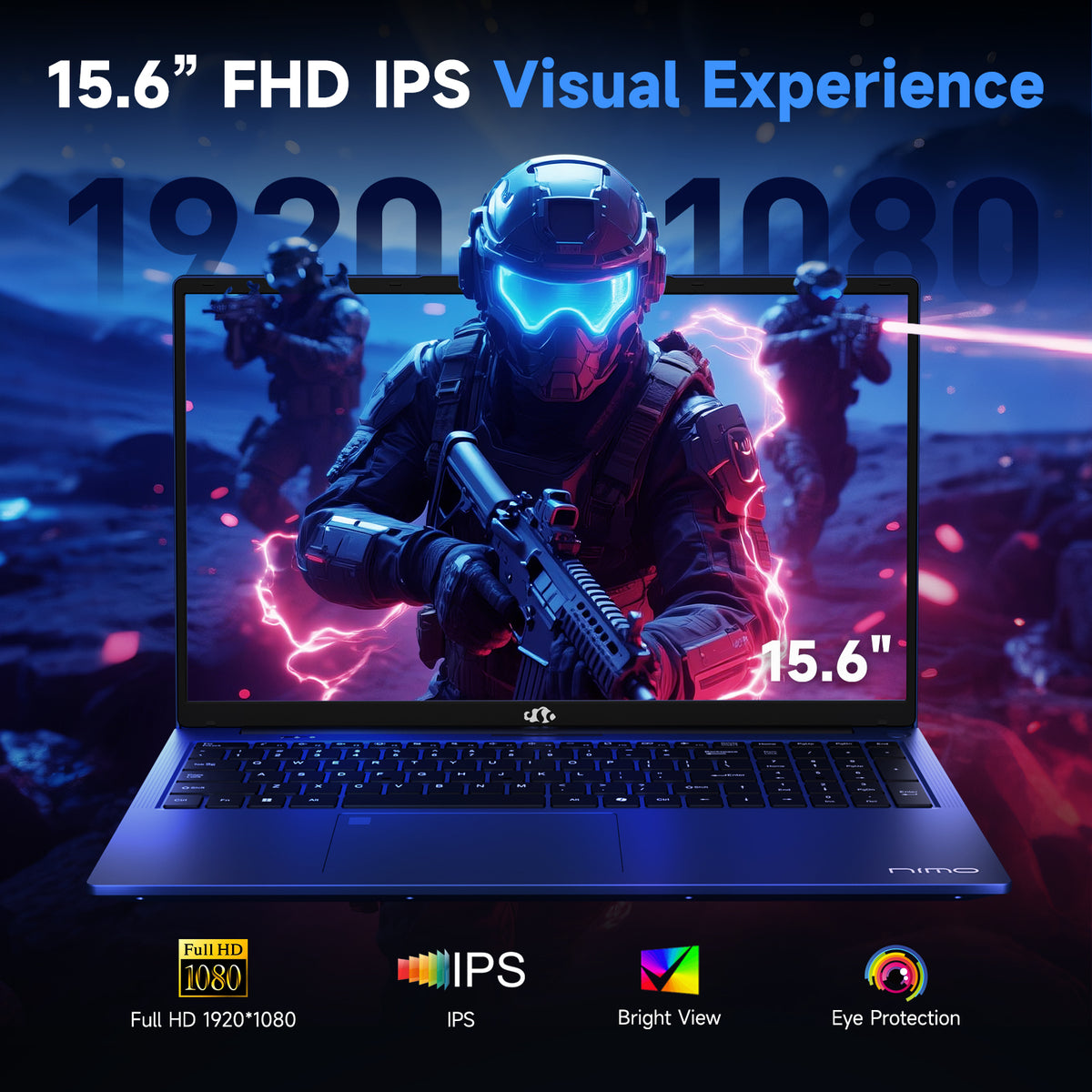 Nimo 15.6" N159 Ryzen 7 7735HS FHD Laptop Nimo