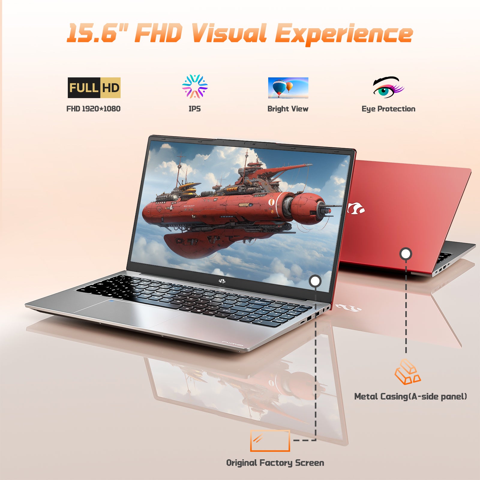 Nimo 15.6" N157 FHD Intel-N150 Student Laptop - Nimo