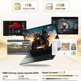 Nimo 15.6" N158 Ryzen 7 8745HS FHD Laptop Nimo