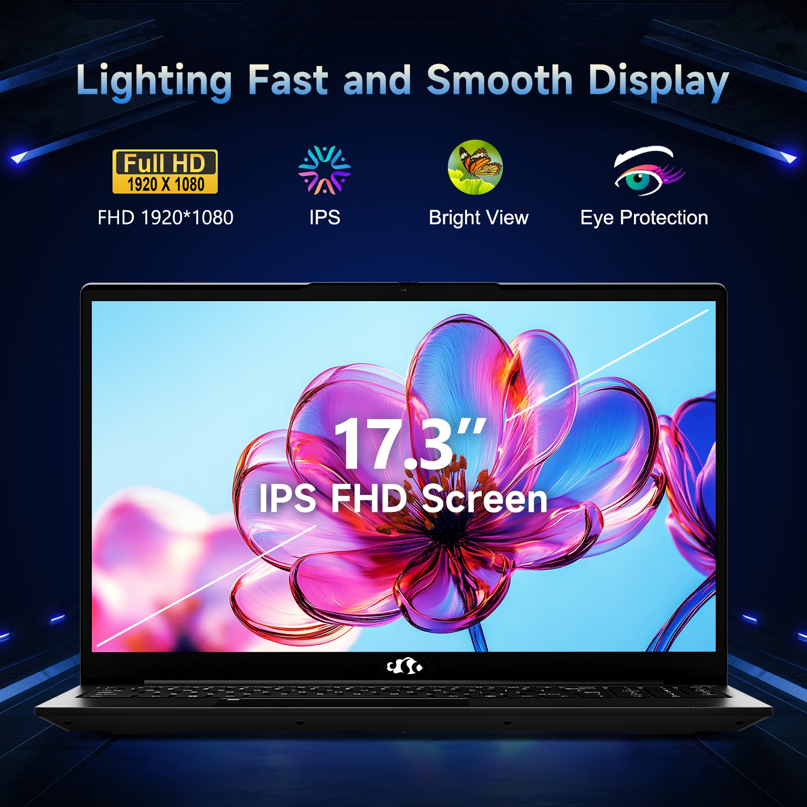 Nimo 17.3" N174 R7 6800H FHD Business Gaming Laptop Windows 11-AMZ - Nimo