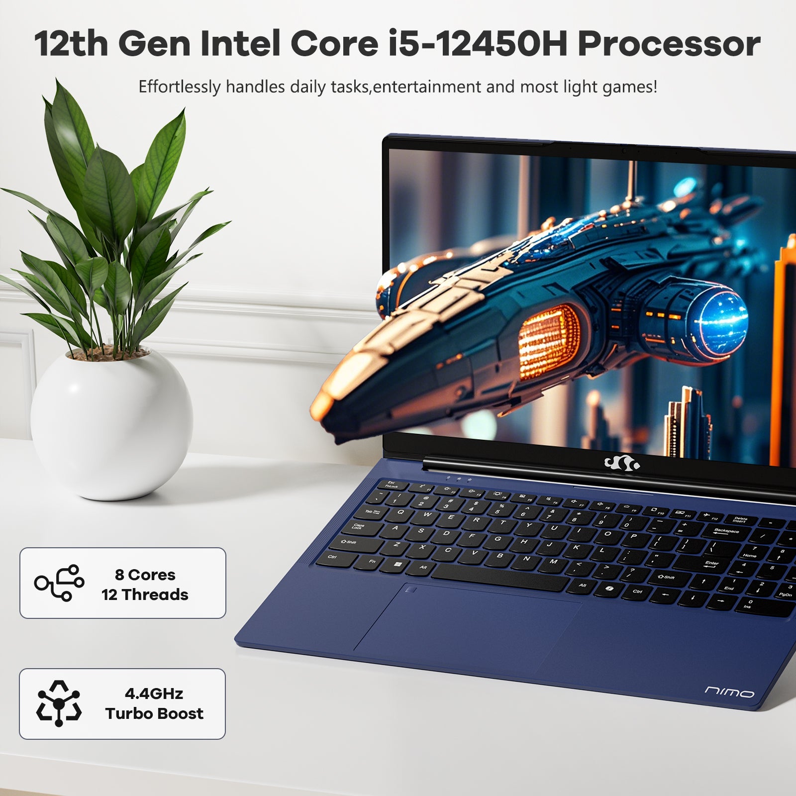 Nimo 15.6 FHD 1235U Laptop for Entertainment-AMZ - Nimo