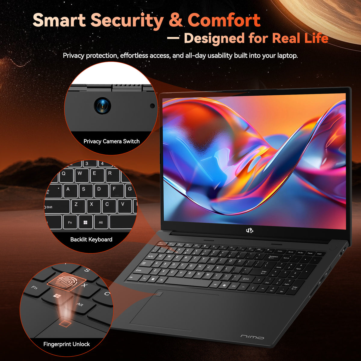 Nimo 17.3" N179 Ryzen 7 7735HS FHD Laptop Nimo