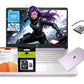 HP 14" Ultral Light Laptop for Students and Business, Intel Quad-Core, 8GB RAM, 192GB Storage(64GB eMMC+128GB Ghost Manta SD Card), 1 Year Office 365, USB C, Win 11 S - Nimo
