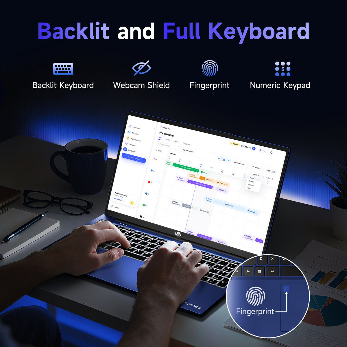 Nimo 17.3 N173 FHD R5 6600H Laptop Nimo