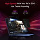 15.6'' R7 6800H FHD Business Gaming Laptop Computer-Blue-32GB-1TB-Windows11 Pro