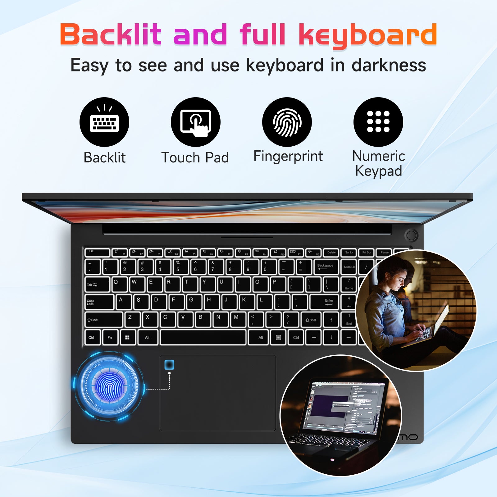 Nimo 17.3 FHD N171 I3-1215U Laptop for Student and Business-64GB-Willow Green-2TB - Nimo
