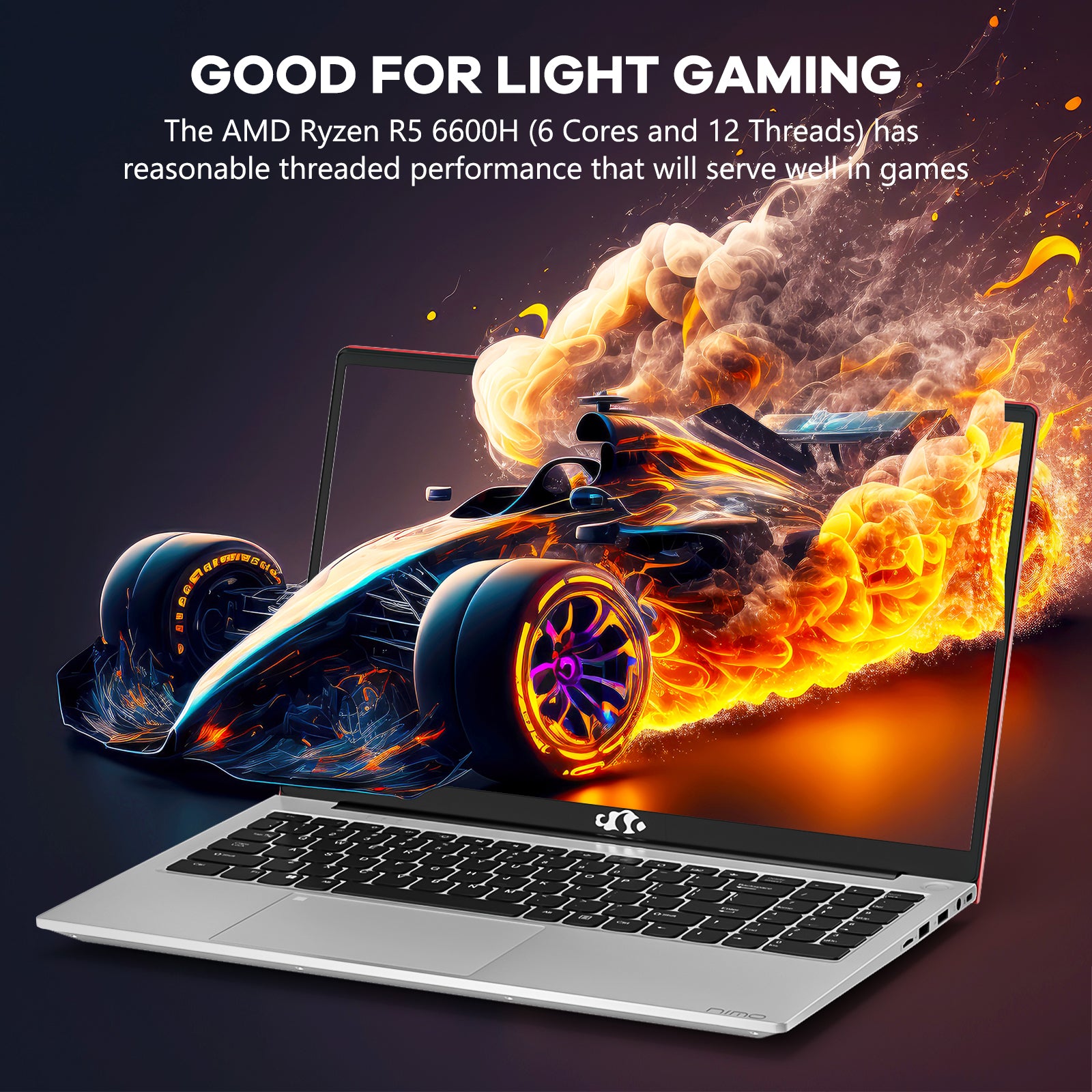 Refurbished Nimo 15.6 N153 FHD R5 6600H Laptop - Nimo