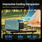 5100 BTU Portable AC Unit, 110V Quiet 4-in-1 Air Conditioner for Camping Tent, Truck & Indoor Use, Cooling Rooms up to 200 Sq Ft with Timer - Nimo
