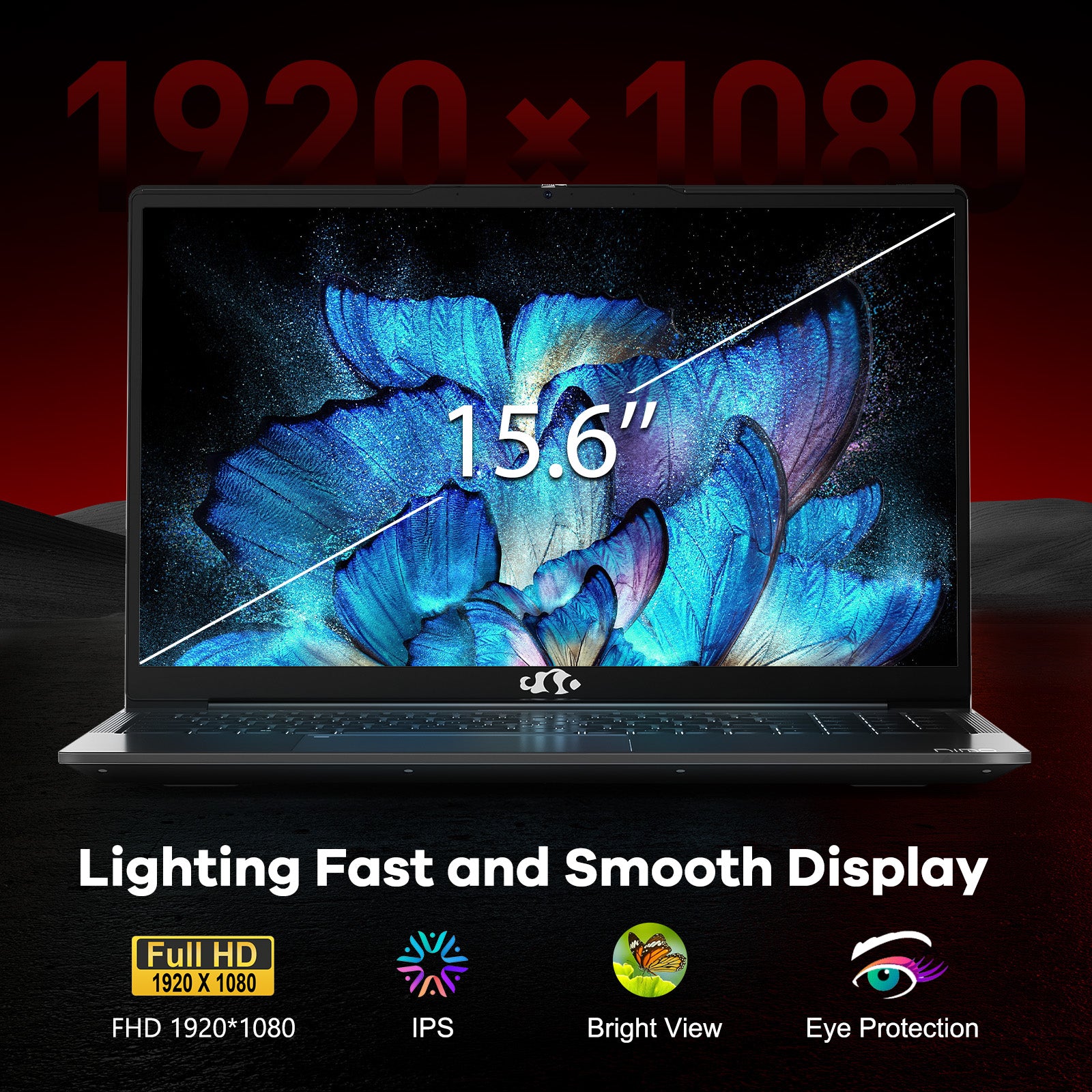 Nimo 15.6 N153 FHD R5 6600H Laptop-Gray-16GB+1TB - Nimo