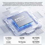 Nimo 17.3" AMD Ryzen AI 9 HX 370 Laptop with 144HZ Refresh Rate Nimo