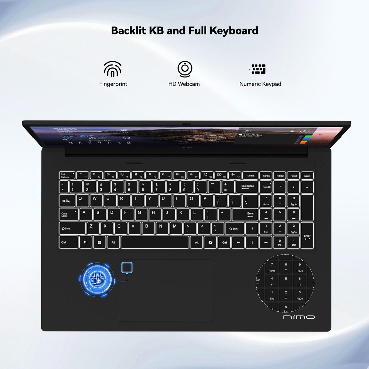 Nimo 17.3" AMD Ryzen AI 9 HX 370 Laptop with 144HZ Refresh Rate Nimo