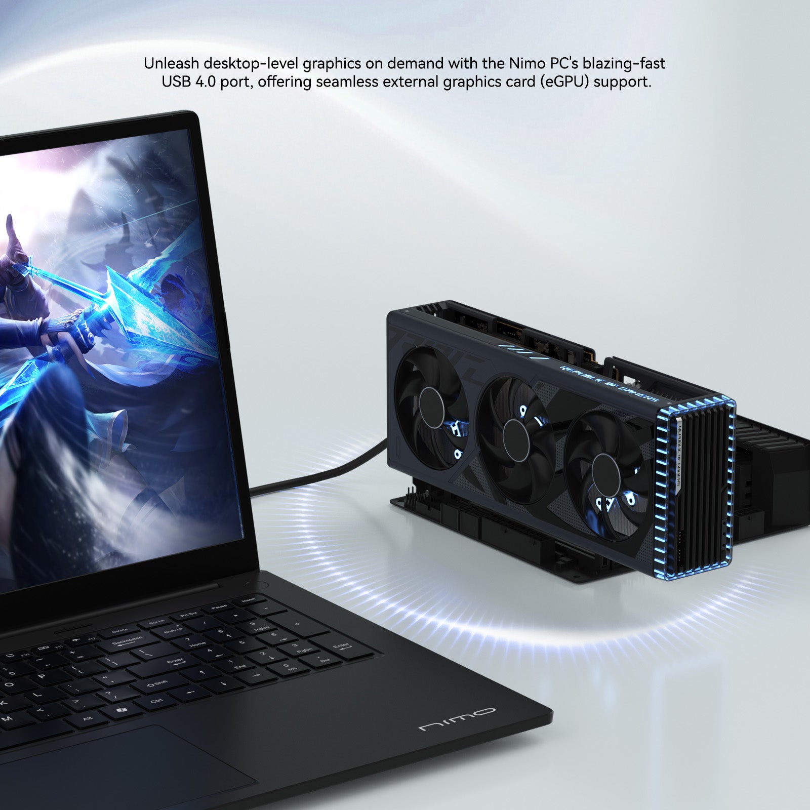 Nimo AMD Ryzen AI HX 370 Laptop with 144HZ Refresh Rate