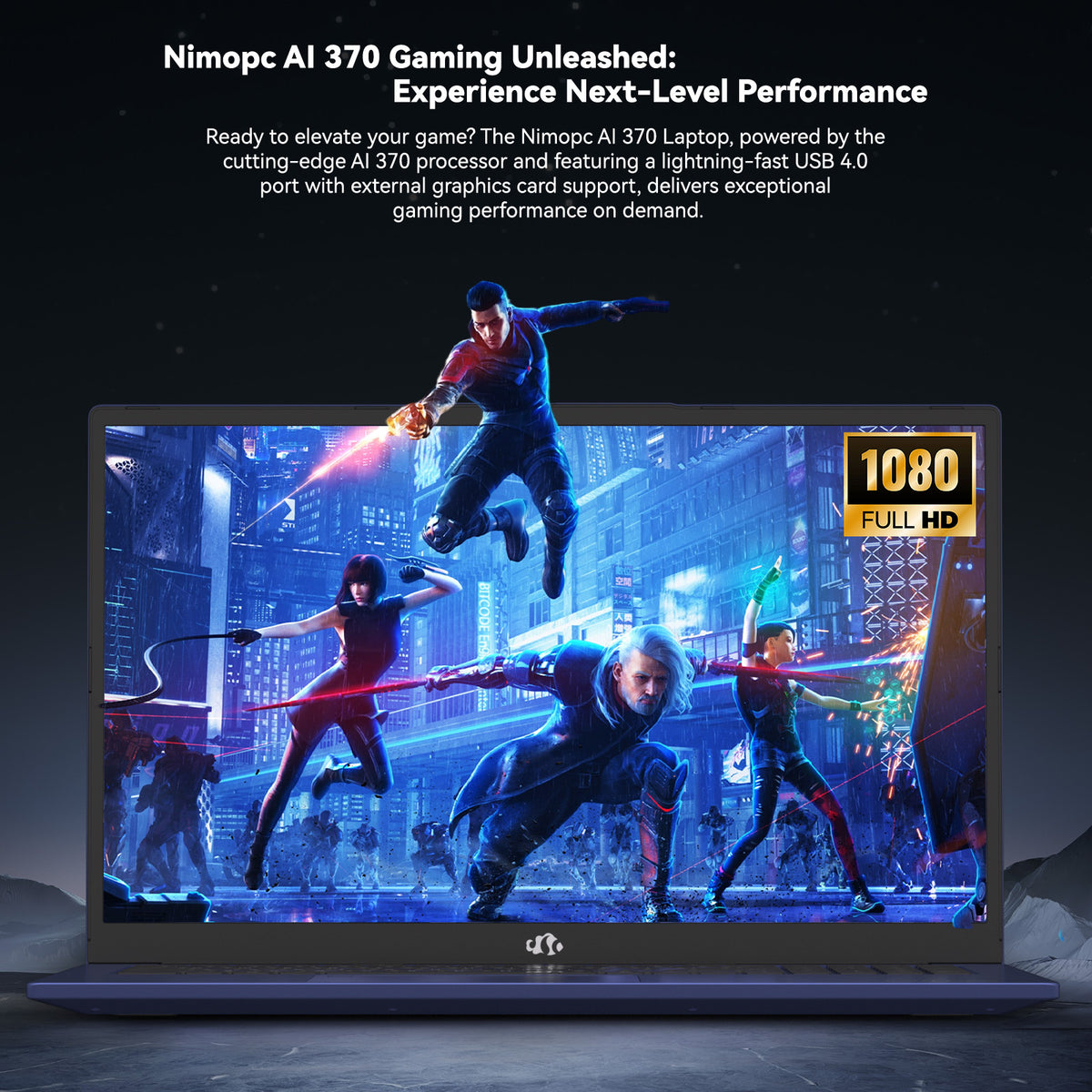 Nimo 17.3" AMD Ryzen AI 9 HX 370 Laptop with 144HZ Refresh Rate Nimo