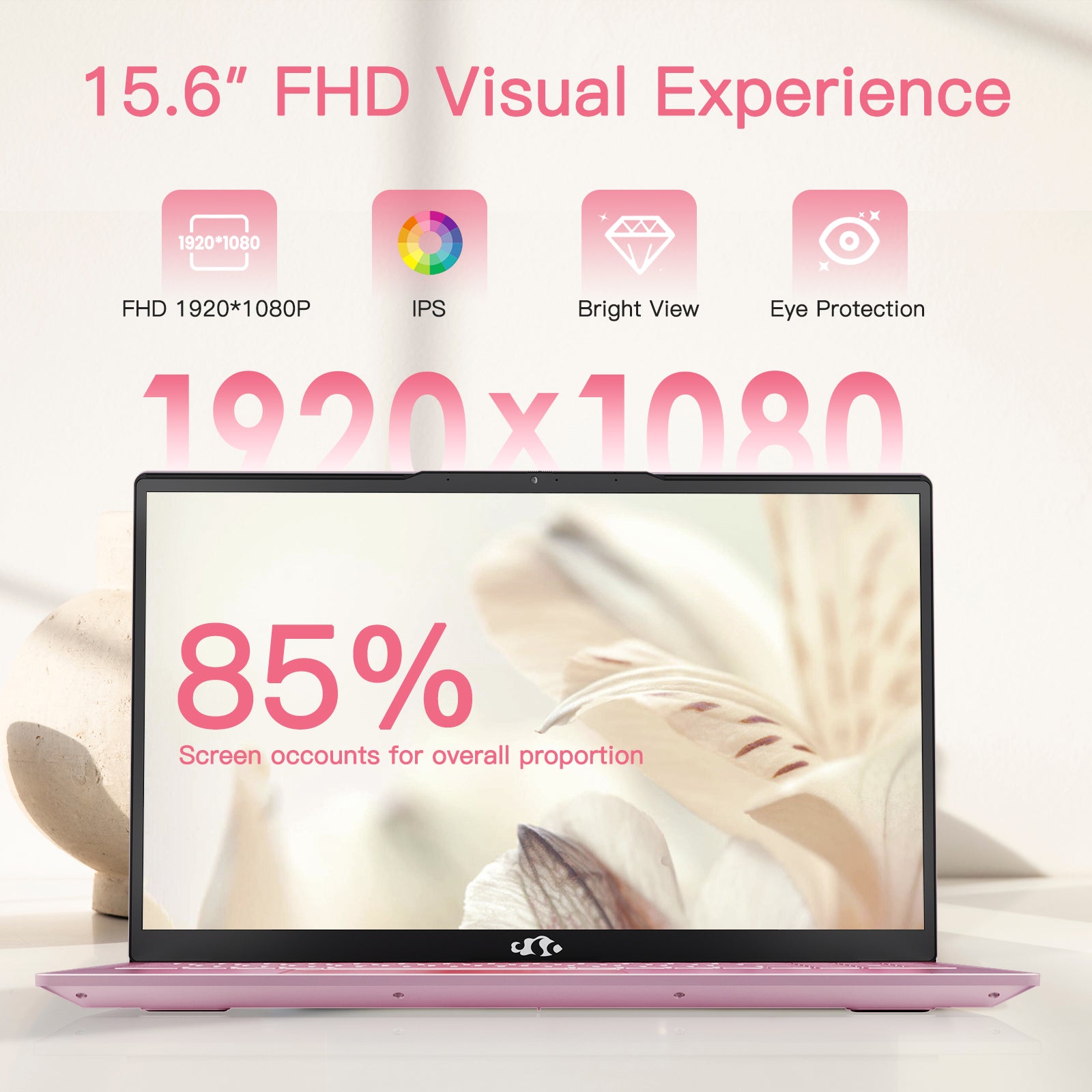 2025 Newest Laptop, 15.6-Inch FHD Display Laptop with Intel Quad Core-12th N100(Up to 3.4GHz), 16GB RAM 1TB ROM Business Laptop Computer, Fingerprint, Type C, Windows 11 Home, Blue - Nimo