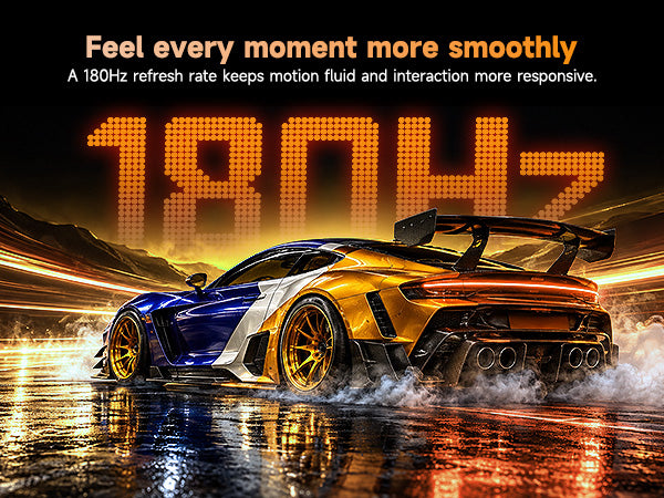 180Hz high refresh rate gaming display