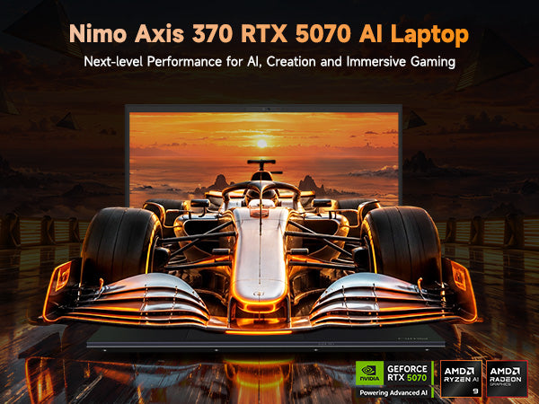 NIMO Axis 370 RTX 5070 AI laptop overview