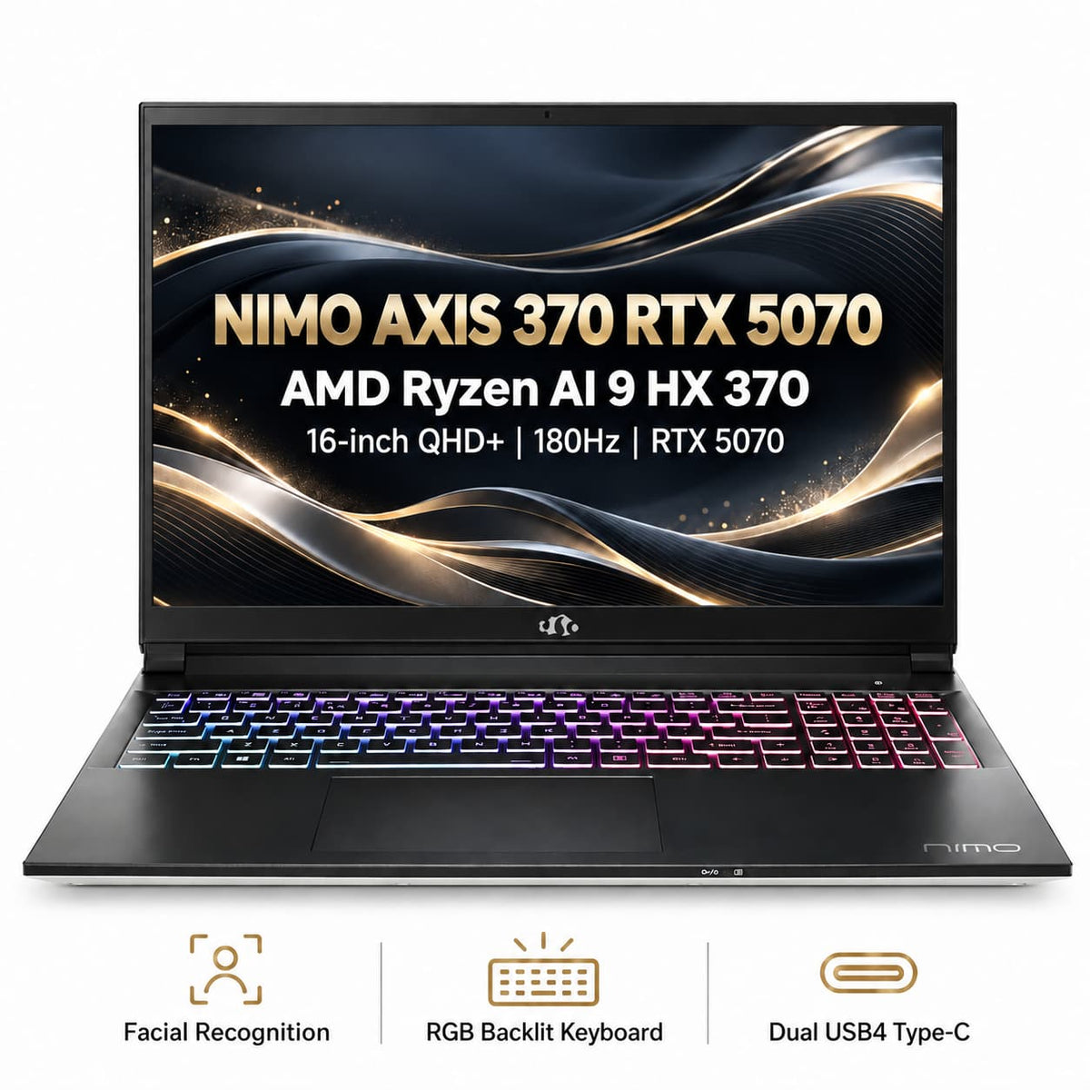 Nimo Axis 370 RTX 5070 AI Laptop