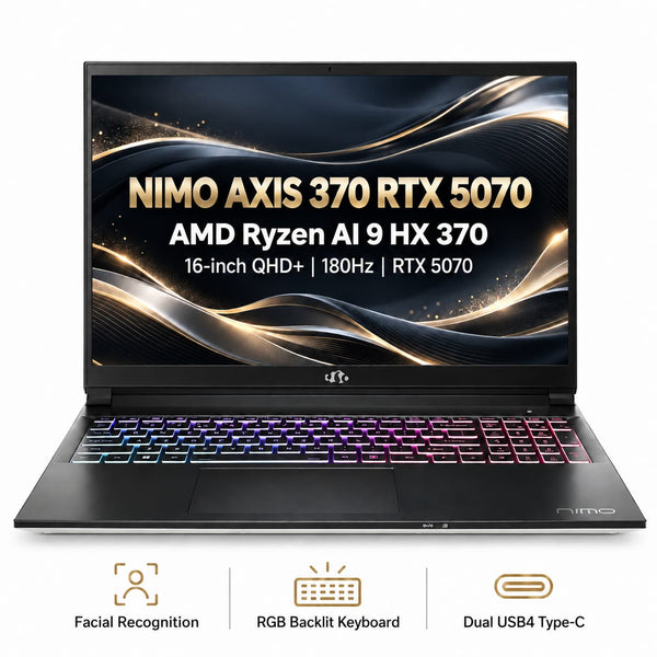 Nimo Axis 370 RTX 5070 AI Laptop