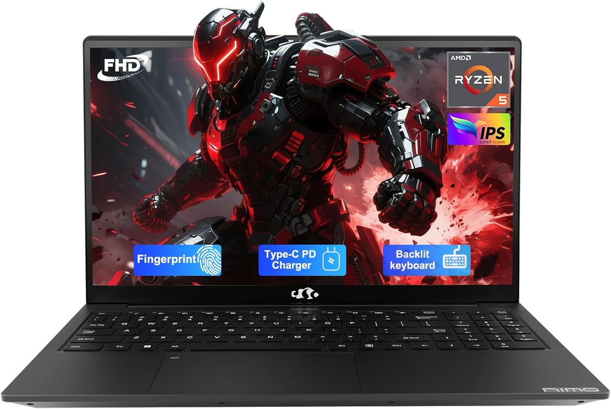 Nimo 15.6 FHD N152 AMD R5 3500U Student Laptop - Nimo