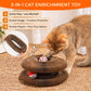 TG-Kyywee Foldable Accordion Cat Scratcher Board with Ball, Magic Organ Cat Scratching Pad for Interactive Play, Calming Cat Toy for Indoor Cats