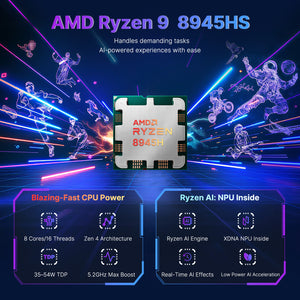 Nimo 17.3" N175 Ryzen 9 8945HS FHD Laptop Nimo