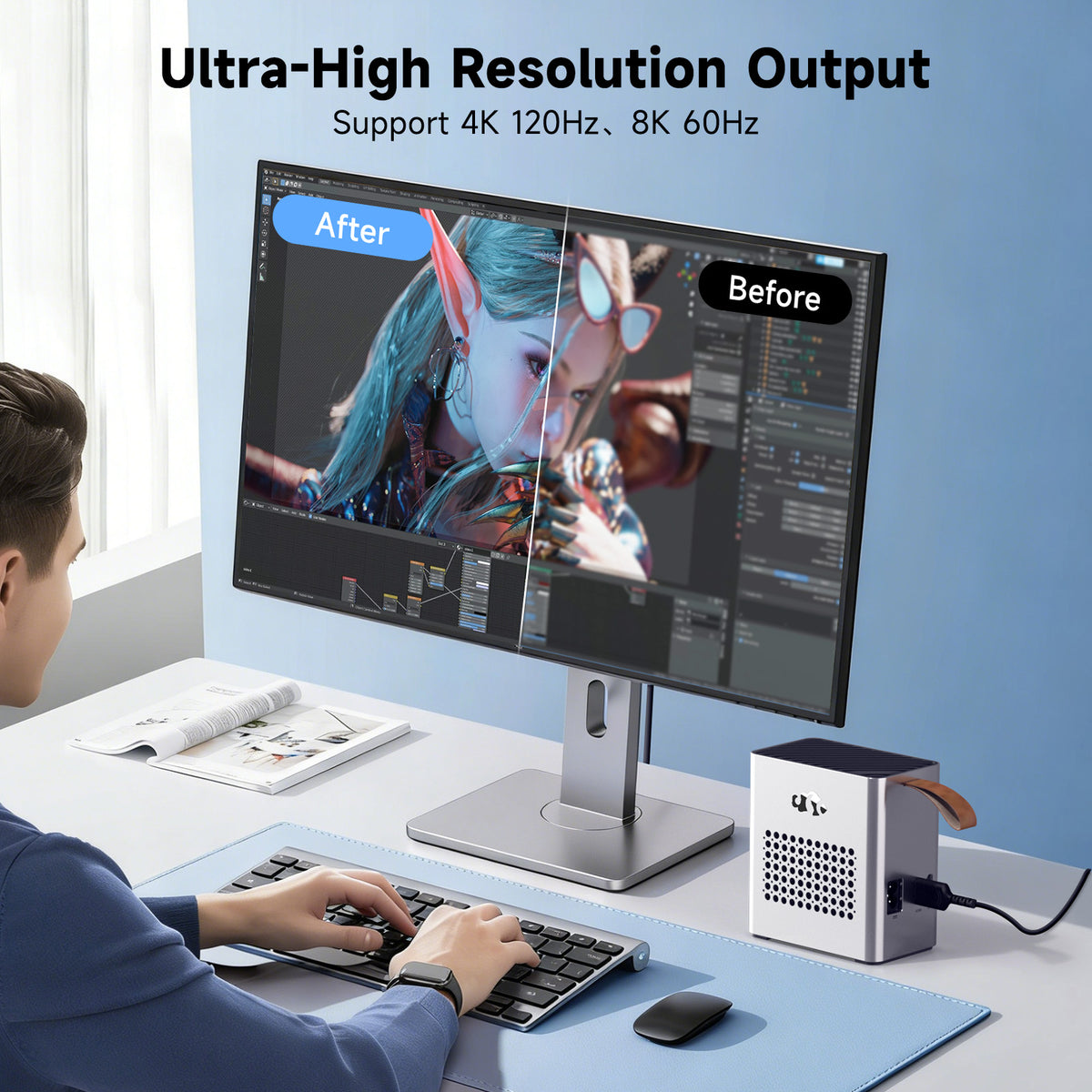 Nimo Claw RX 7600M XT eGPU Dock - Nimo